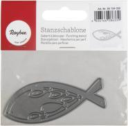 Image du produit Rayher Gabarit de poinçonnage: poisson, 1 pièce