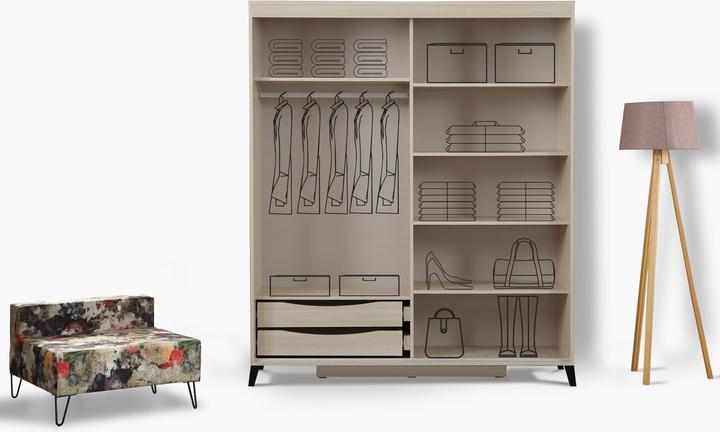 Image du produit Hanah Home Aydin (150 x 60 x 216 cm)