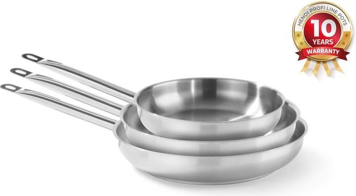 Image du produit Hendi Poêle à frire 280x50 mm EDS Profi Line (28 cm, Poêle à frire, Acier inoxydable)