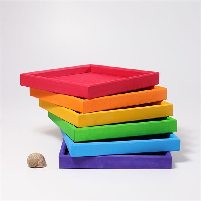 Produktbild Grimm's 10134 Regenbogen Holzrahmenset