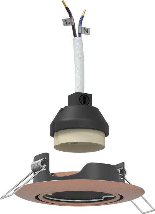 Produktbild VidaXL Lampen Kupfer Kupfer und Kunststoff Klein Einbauleuchten Rund