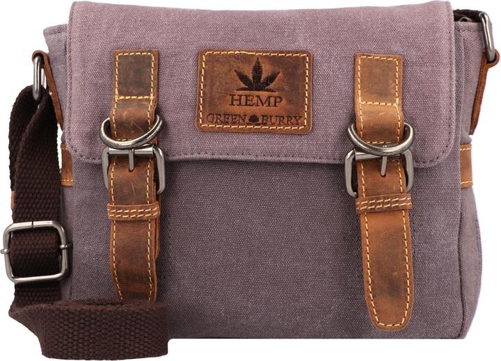 Immagine prodotto Greenburry Borsa a tracolla in canapa vintage da 22 cm
