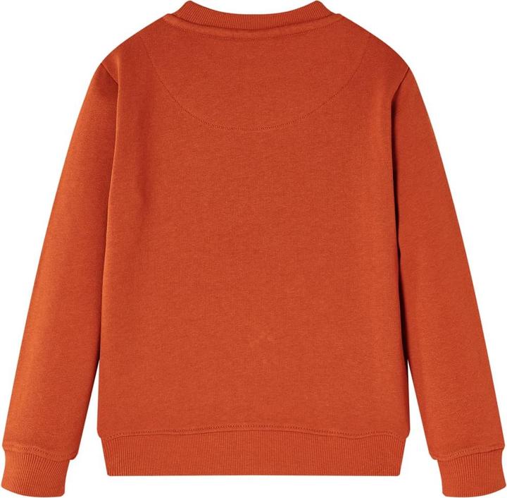 Actual product image VidaXL Children's sweatshirt rust brown 104,Material: 92 % cotton. 8 (104)