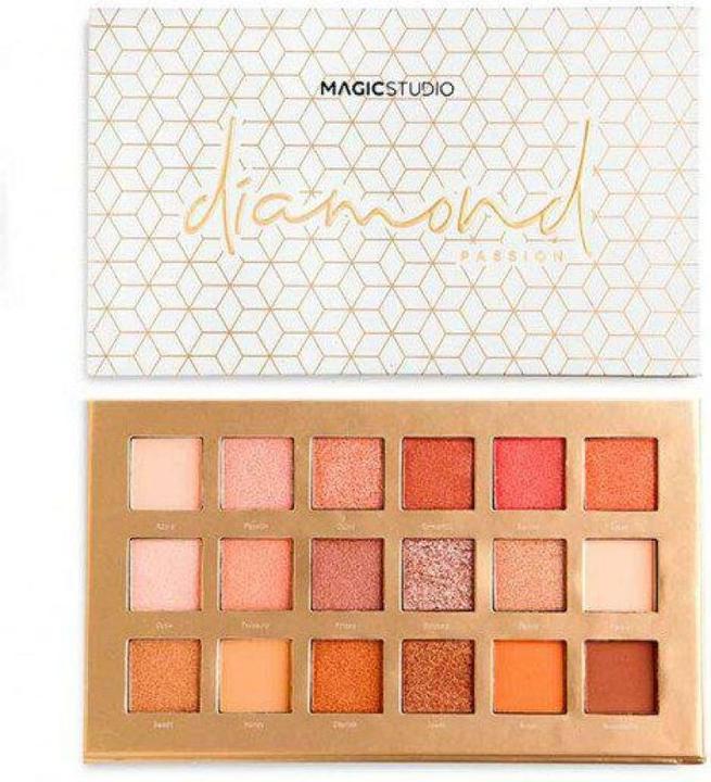 Produktbild IDC Institute EYESHADOW PALETTE 18 colors #diamond 1 u (Beige)
