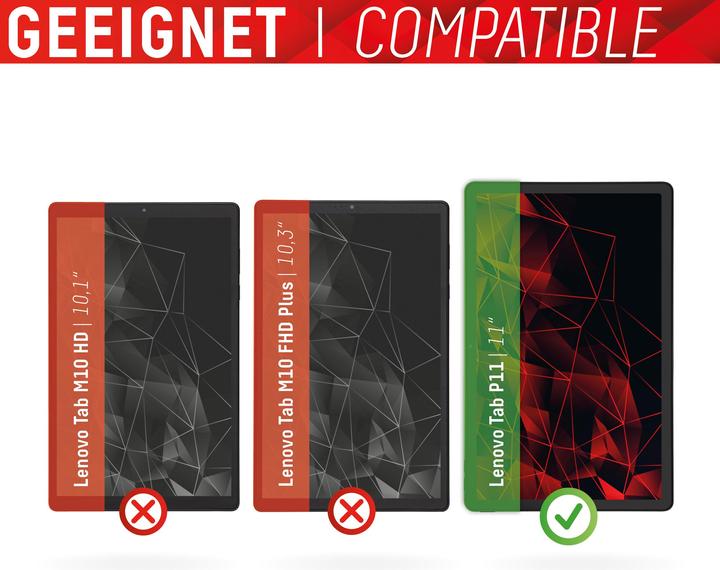 Image du produit Displex Tablet Glass, verre de protection pour tablette (1 pièce(s), Lenovo Tab P11 (1ère génération))