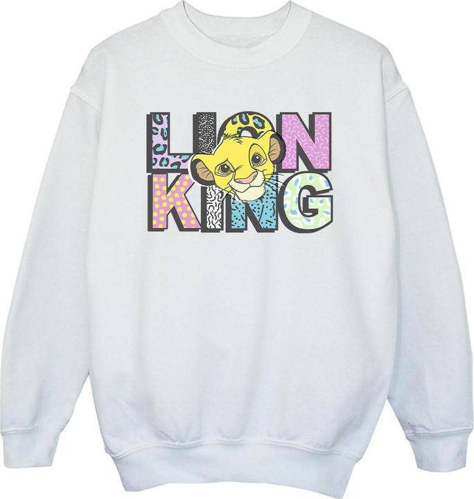 Produktbild Disney The Lion King Pattern Logo Sweatshirt Mädchen (140, 146)