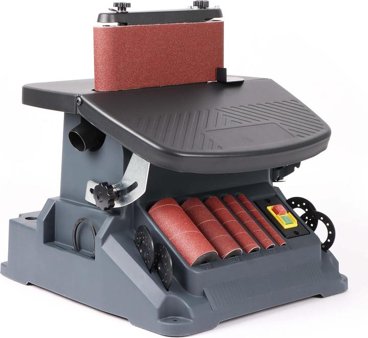 Image du produit Wiltec Ponceuse oscillante Bande & Cylindre 500 W 5x Manchons Polisseuse Atelier (Meuleuse oscillante, 500 W)