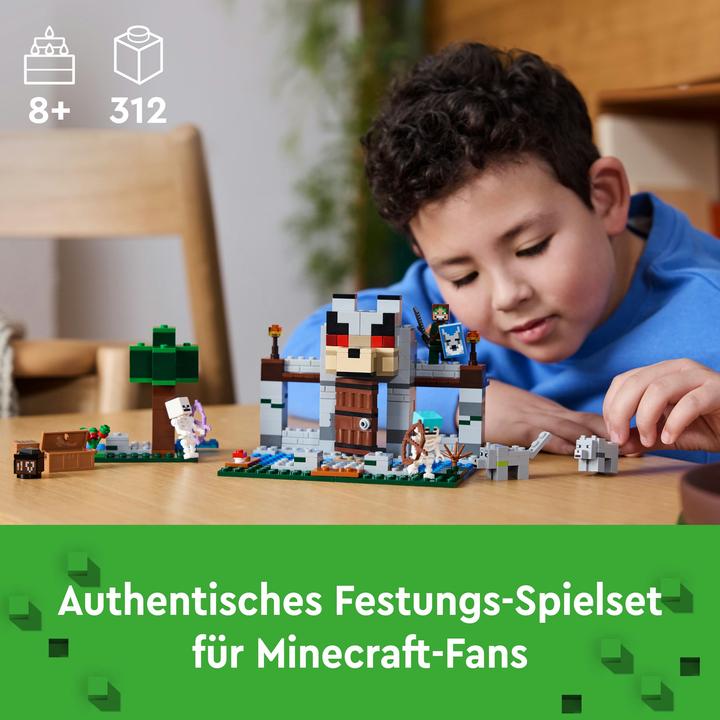 Produktbild LEGO Die Wolfsfestung (21261, LEGO Minecraft)