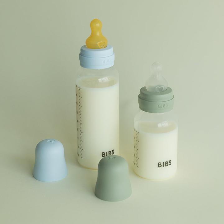 Immagine prodotto Bibs Bottiglia anticolica in silicone 270 ml a flusso medio per bambini blu (270 ml)