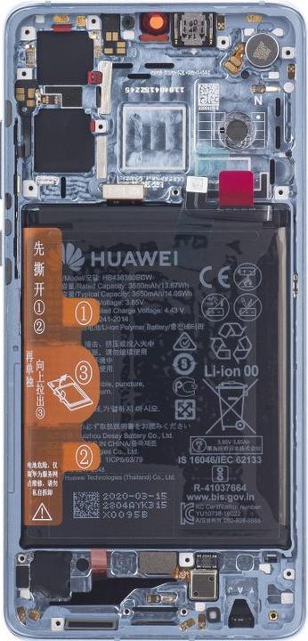 Actual product image Huawei Display Unit für P30, mit Akku, Breathing Crystal (New Code) (Huawei P30)