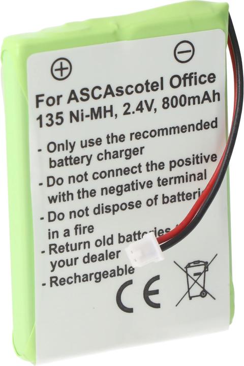 Actual product image Ascom Battery ASCOTEL OFFICE 135