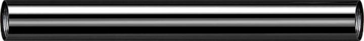 Star Piercing Barbell-Stab schwarz mit 1.2 mm Innengewinde (Titan G23, ohne Messing)