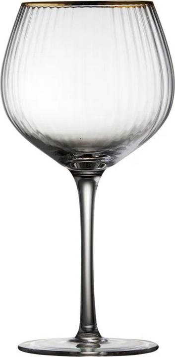 Actual product image Lyngby 65 cl - Glass - Clear/goulded edge (6.50 dl, 4 x, Gin glasses)