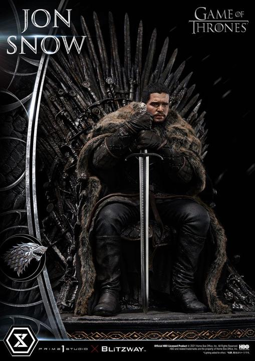Actual product image Prime 1 Studio Game of Thrones statuette 1/4 Jon Snow 60 cm