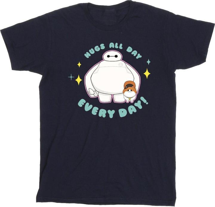 Actual product image Disney Boys Big Hero 6 Baymax Hugs Everyday T-Shirt (140, 146)