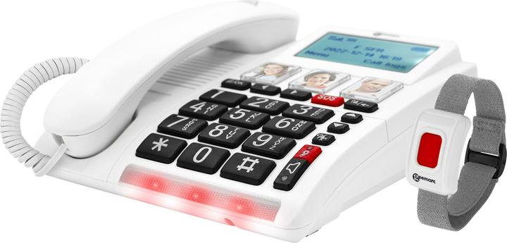 Produktbild Geemarc CL9000 - 4G Schnurgebundenes Notruftelefon mit Notrufarmband