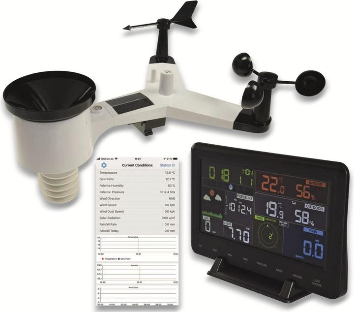 Image du produit Chilitec Station météorologique numérique sans fil "CTW-902 Wi