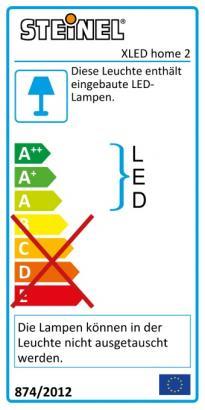 Energy Label Steinel XLED Home 2 S (1484 lm)