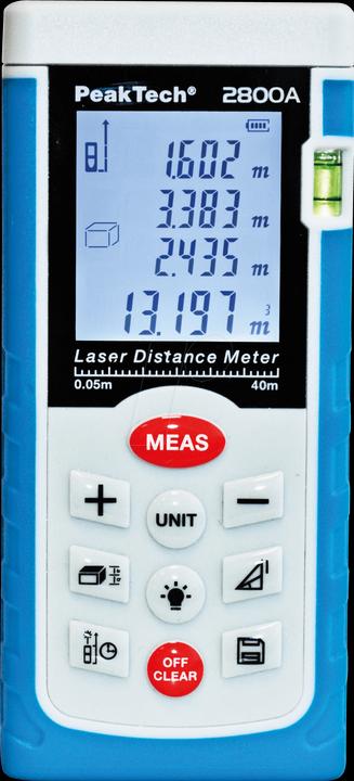 Image du produit Peaktech Télémètre laser P 2800 A (40 m, 50000000 nm)