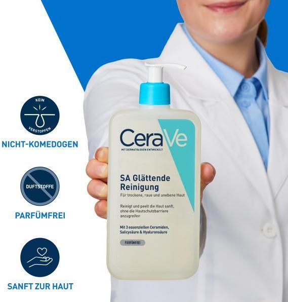 Actual product image CeraVe SA Smoothing Cleaning (Gel, 473 ml)
