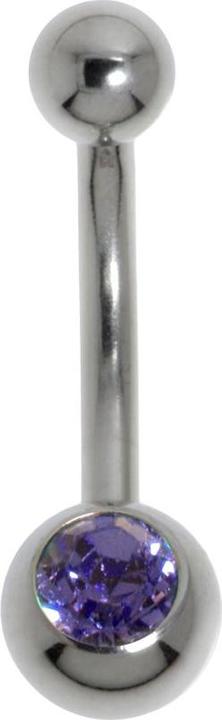 Bijouteria Bauchpiercing (Chirurgenstahl 316L, Kristall)