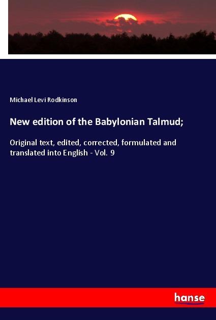 Immagine prodotto New edition of the Babylonian Talmud (Tedesco, Michael Levi Rodkinson, 2019)
