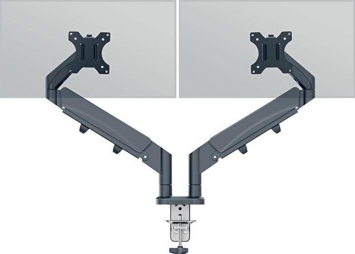 Leitz Schermsteun 2 monitoren fluweelgrijs (Tabel, 32")