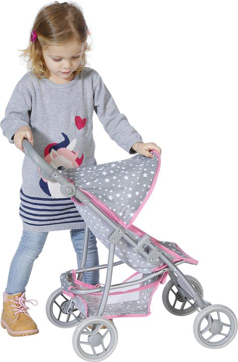 Actual product image Knorrtoys Puppenbuggy Liba - Star grey