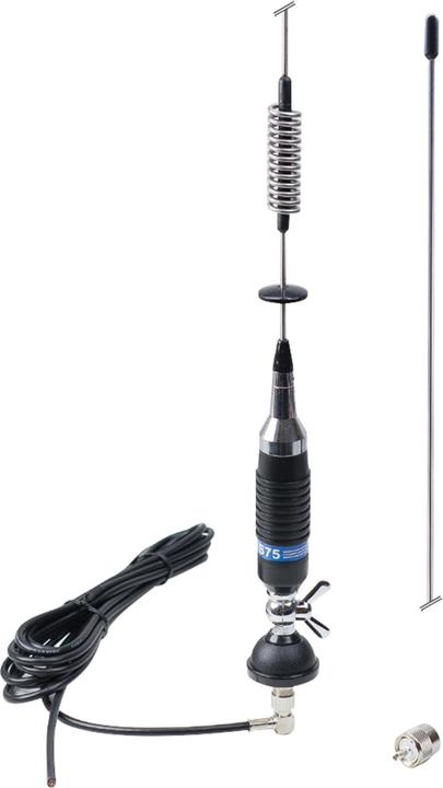 Produktbild PNI CB Escort HP 8000L ASQ Funkpaket + S75 CB-Antenne mit Kabel und fester Halterung