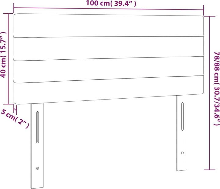 Image du produit VidaXL Daria (100 x 5 x 88 cm)