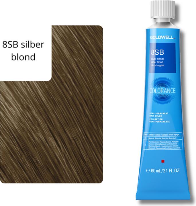 Actual product image Goldwell Colorance Tube Demi-Permanente (8SB silver blonde)