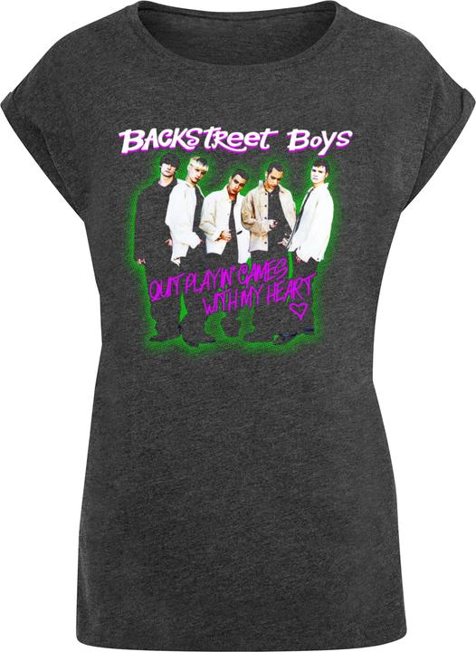 Merchcode Ladies Backstreet Boys - Playing Games Extended Shoulder Tee - 111601 (3XL)