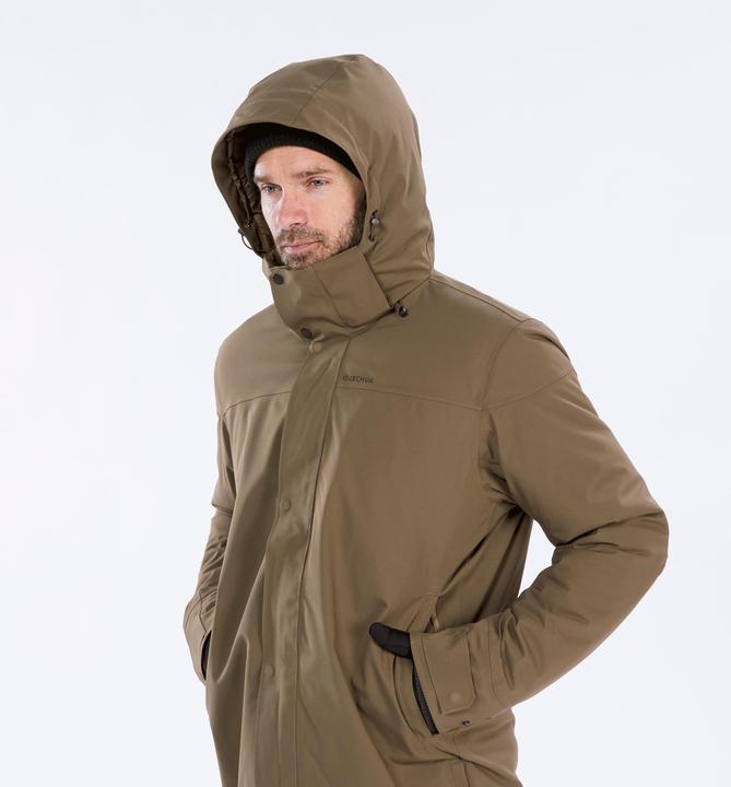 Produktbild Quechua Parka Winterjacke Herren warm bis -10 °C wasserdicht Winterwandern - SH500 blau (L)