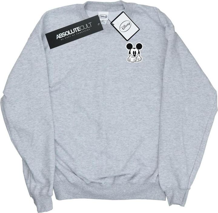 Produktbild Disney Mickey Mouse Dont Speak Breast Print Sweatshirt Mädchen (140, 146)