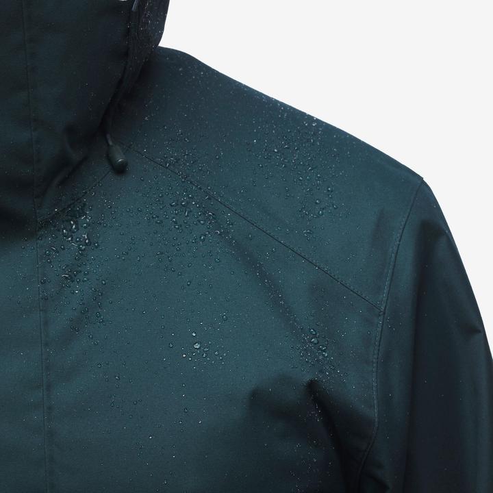 Actual product image Quechua Men's long hiking jacket - NH500 green (3XL)
