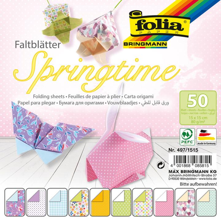 Folia Leaflets Springtime (80 g/m², 50 x)