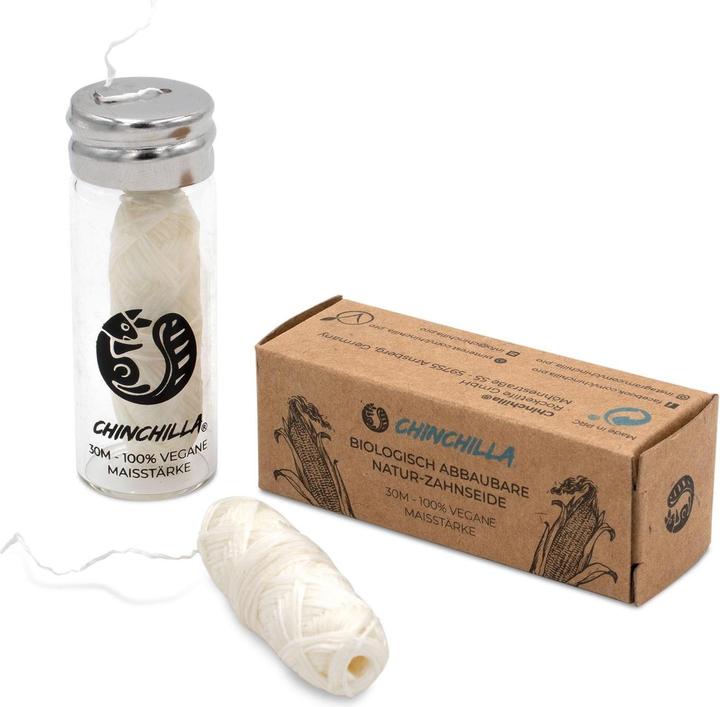 Actual product image Chinchilla Vegan dental floss (30 m)