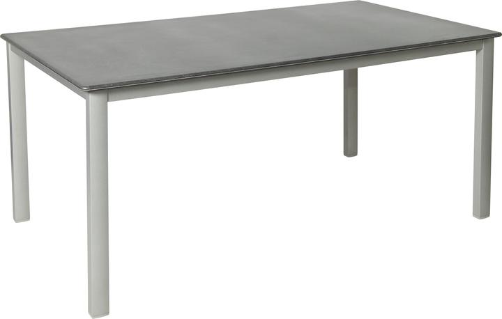 Produktbild Acamp Set 4x URBAN Stapelsessel + 1x ACAPLAN Loft Tisch 160x90cm platin-schiefer (160 cm)