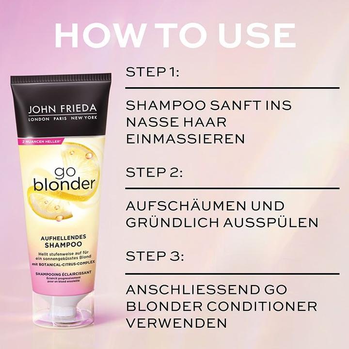Image du produit John Frieda Sheer Blonde (250 ml, Shampoing liquide)