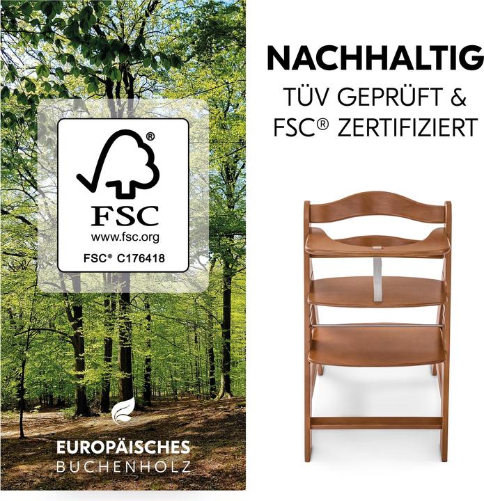 Produktbild Hauck Alpha+B walnut (Hochstuhl)