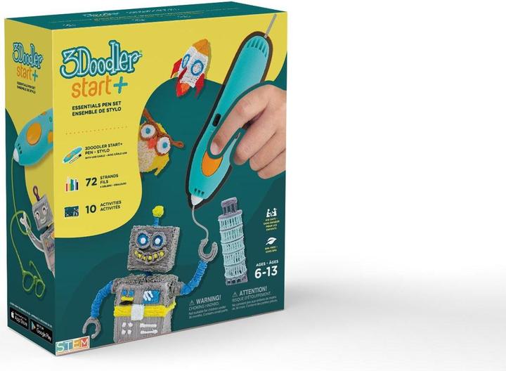 Actual product image 3Doodler Start PLUS 3D PRINTING PEN SPLUS 3D pen 0.77 mm Turquoise, Yellow