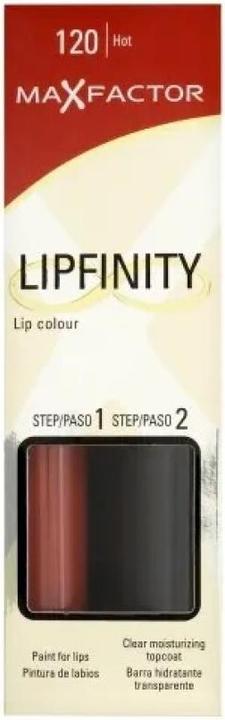 Actual product image Max Factor Lipfinity (120 Hot)