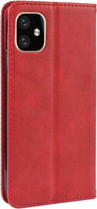 Produktbild Cover-Discount iPhone 12 / 12 Pro - Stand Flip Case Hülle rot (Apple iPhone 12, Apple iPhone 12 Pro)