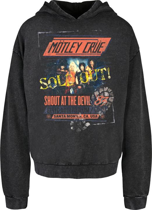 Produktbild Merchcode Motley Crue - SATD Tour Acid Washed Oversized Hoody - 117723 (L)