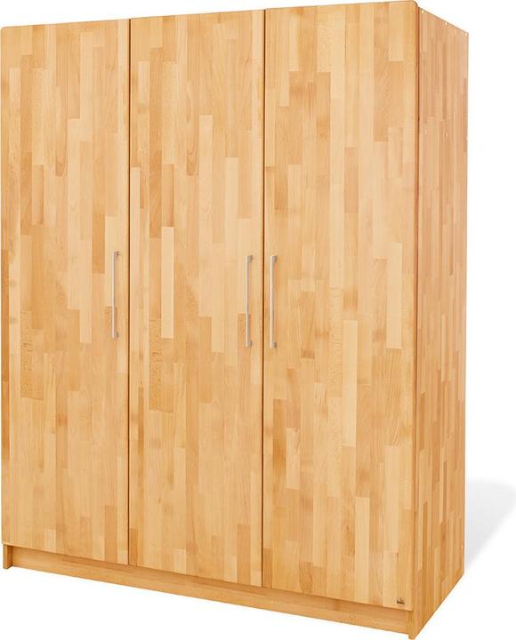 Actual product image Pinolino Youth room "Natura" wide large with loft bed, 3-pcs. (Children's wardrobes)