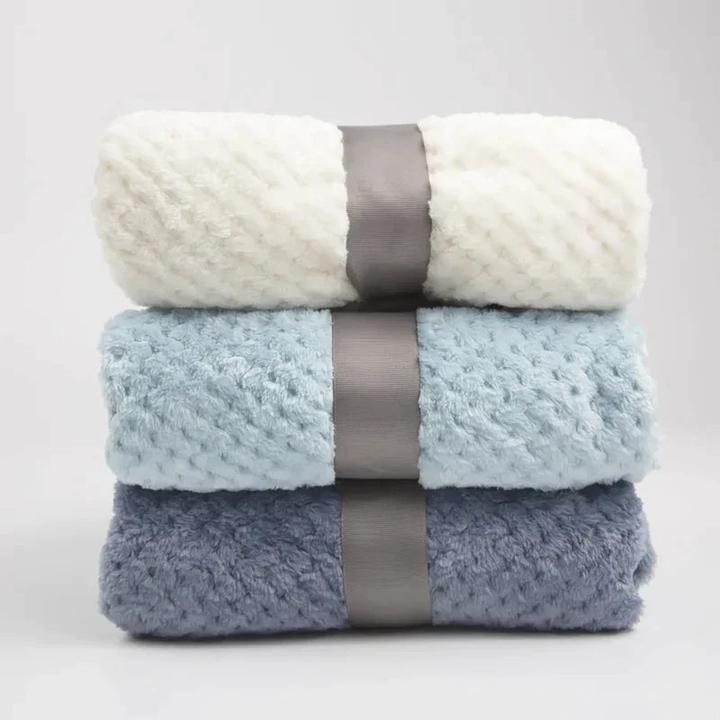 Alopini Baby Blanket Soft Fleece Toddler Thick Quilt Bedding Swaddle Wrap Blanket (70 x 100 cm)