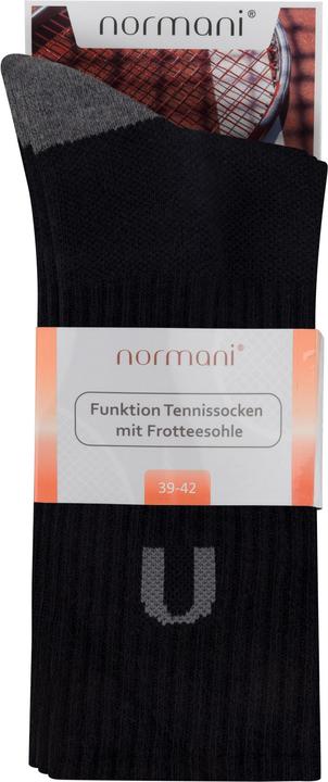 Immagine prodotto Normani 4 calze da tennis funzionali con suola in spugna - 9387 (confezione da 4, 39 - 42)