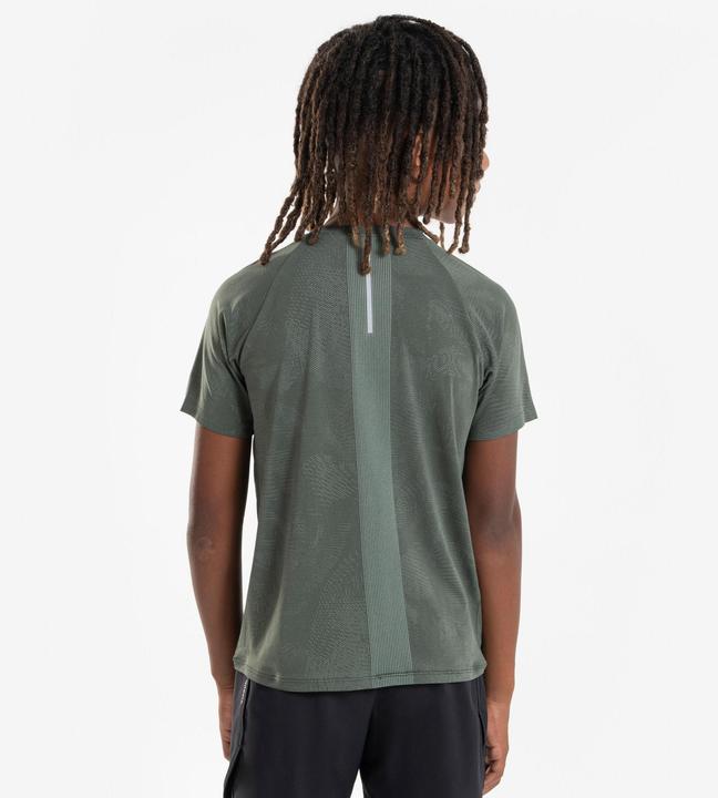 Actual product image Kiprun Laufshirt kurzarm Kinder nahtlos - TS Light 900 khaki (140)