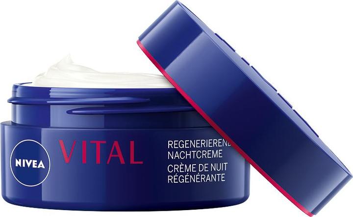 Actual product image NIVEA Vital Anti-Age Regenerating Night Cream Pot 50 ml (50 ml, Night cream)