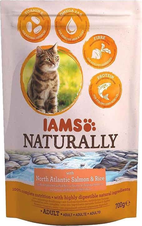 Image du produit Konjac Sponge Cat Naturally Adult Salmon 0,7 kg (Adulte, 5 pcs, 700 g)